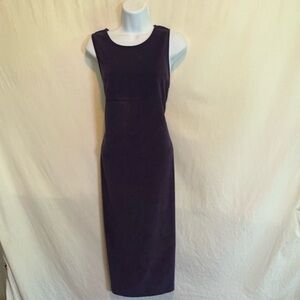H-157‎ Studio Works Purple Sleeveless Maxi Dress Size 6P